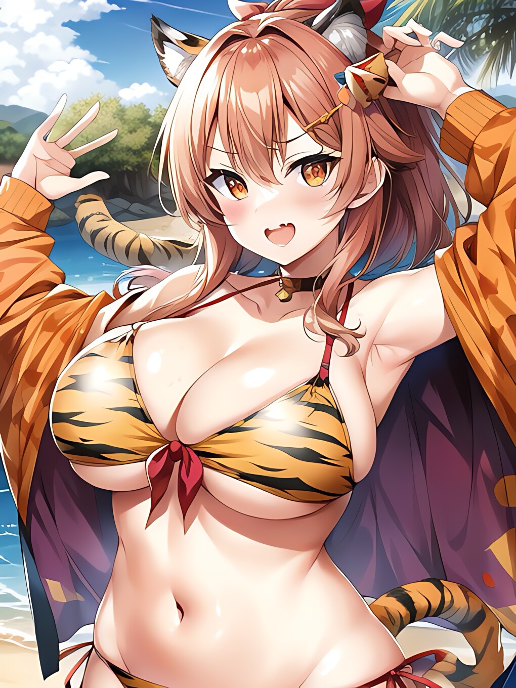 虎柄ビキニ