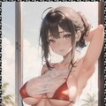 巨乳JKマイクロビキニ　 Big breasts JK micro bikini 8枚目
