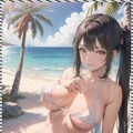 巨乳JKマイクロビキニ　 Big breasts JK micro bikini 5枚目