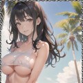 巨乳JKマイクロビキニ　 Big breasts JK micro bikini 3枚目