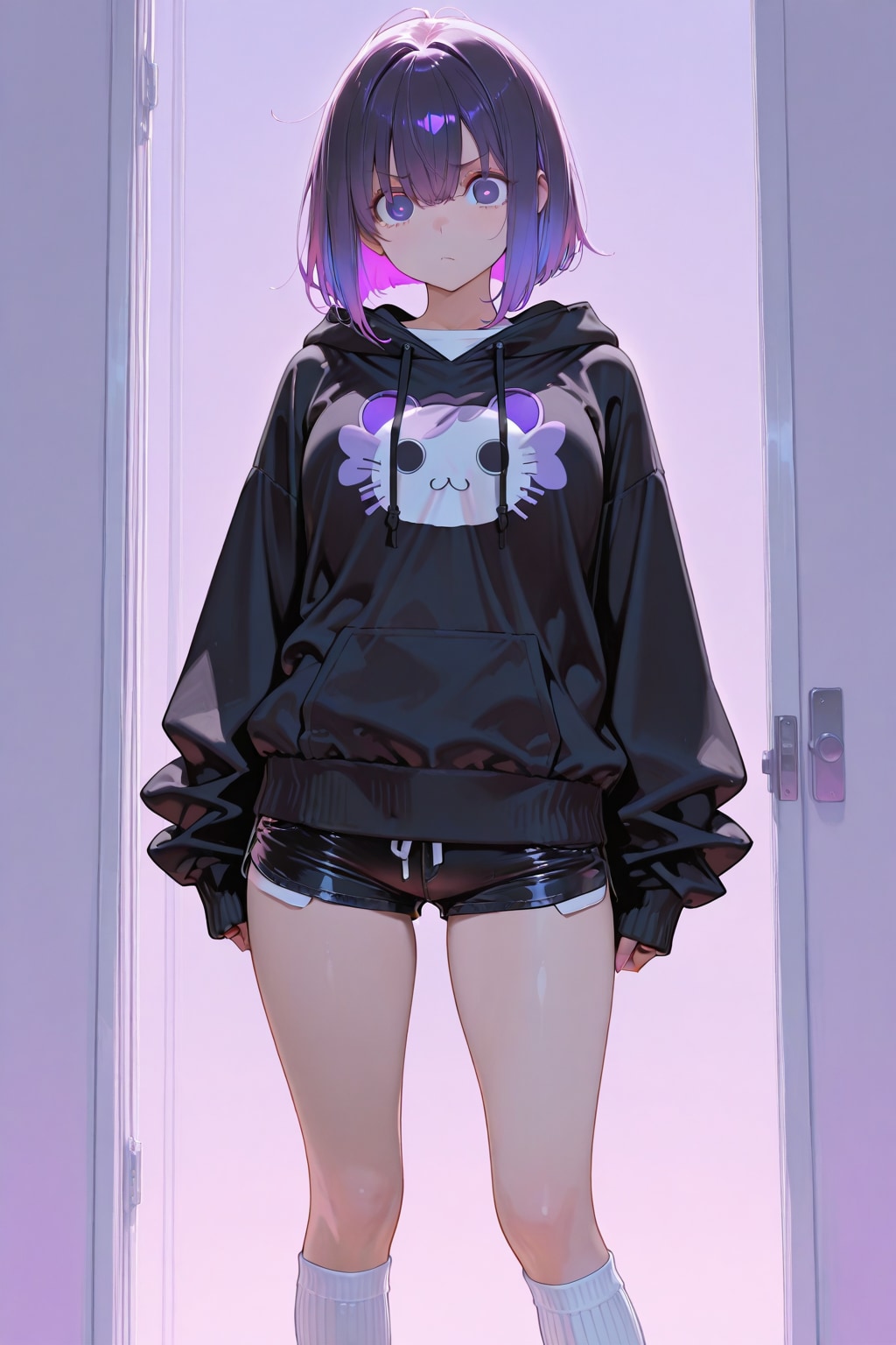 紫色が似合う女の子95 | の人気AIイラスト・グラビア