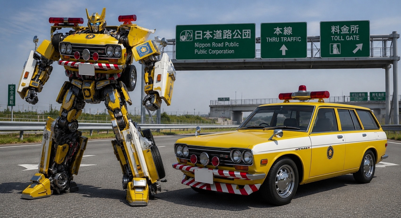 510ブルーバードバン道路公団トランスフォーマー | の人気AIイラスト・グラビア