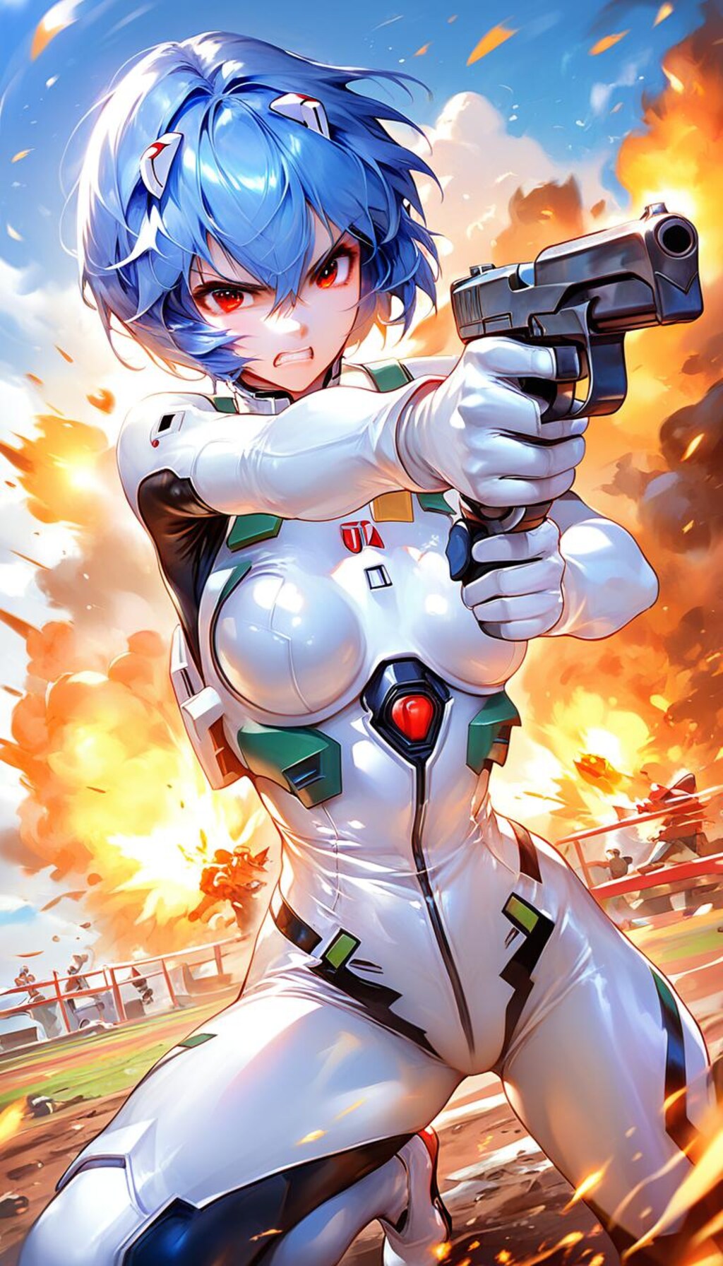 怒れるレイちゃん