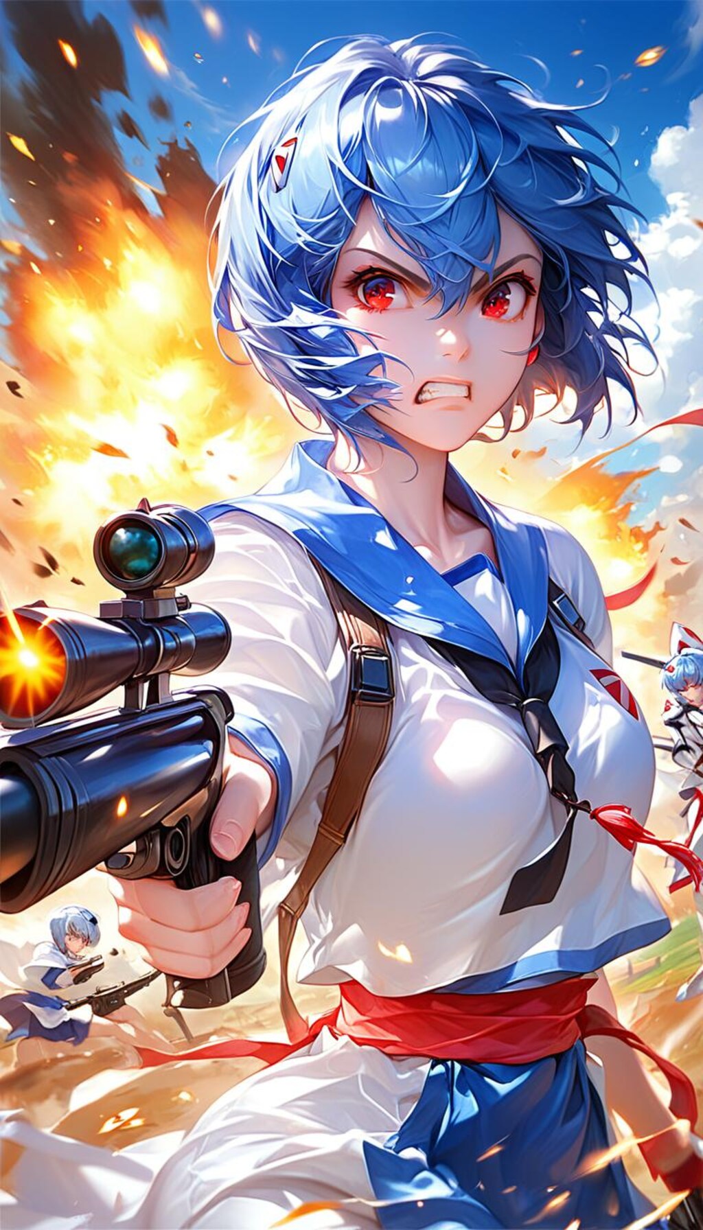 怒れるレイちゃん