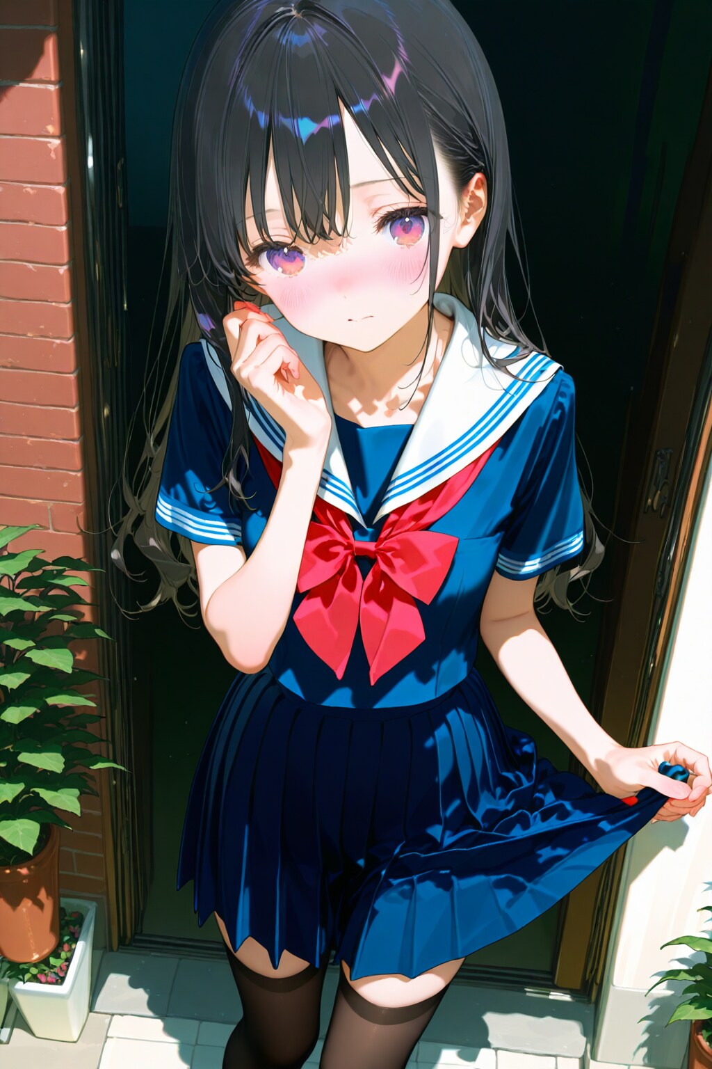 夏服、似合うかな？