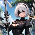 2B（ニーアオートマータ） 7枚目