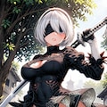 2B（ニーアオートマータ） 11枚目