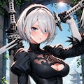 2B（ニーアオートマータ） 10枚目