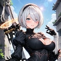 2B（ニーアオートマータ） 12枚目