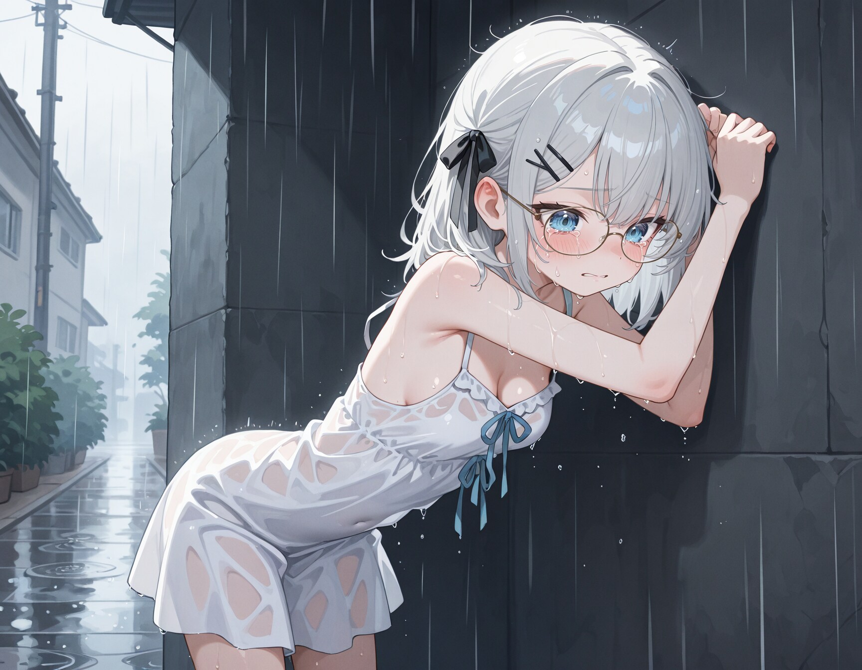 哀しみのつりメガネ少女