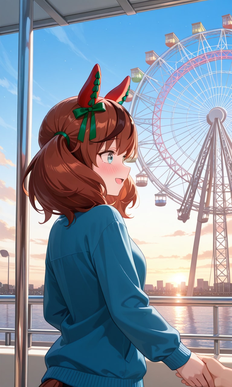 観覧車に乗りたいネイチャさん | の人気AIイラスト・グラビア