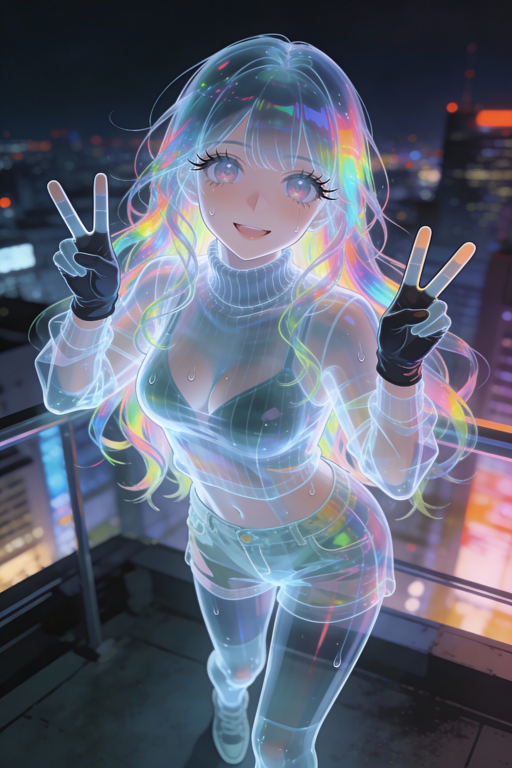 透明感のある少女