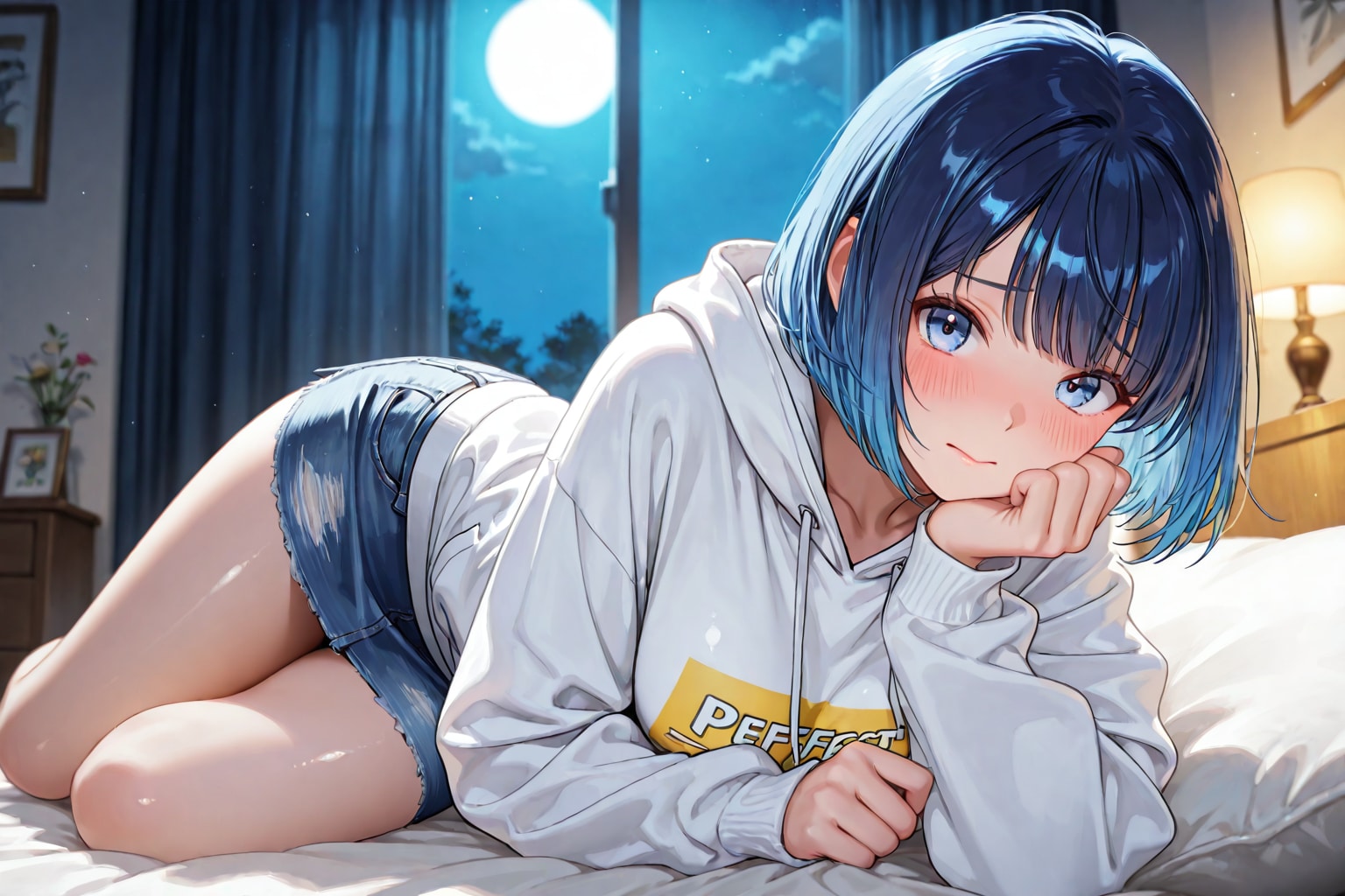 照れ顔のWAVEちゃん