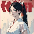 巫女と雑誌#10 3枚目