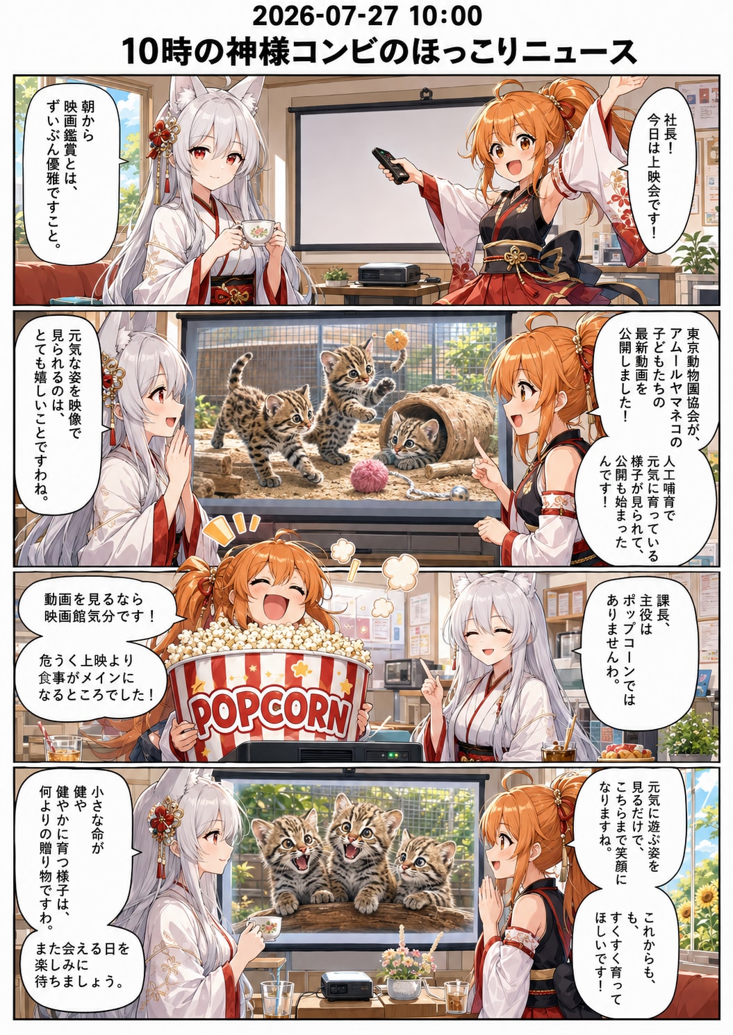 毎日漫画　10時　ほっこりニュース