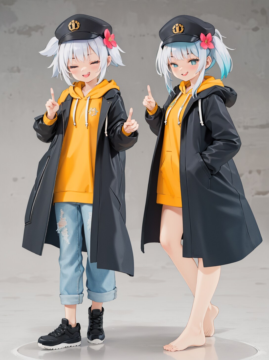 可愛い双子だじぇ | の人気AIイラスト・グラビア