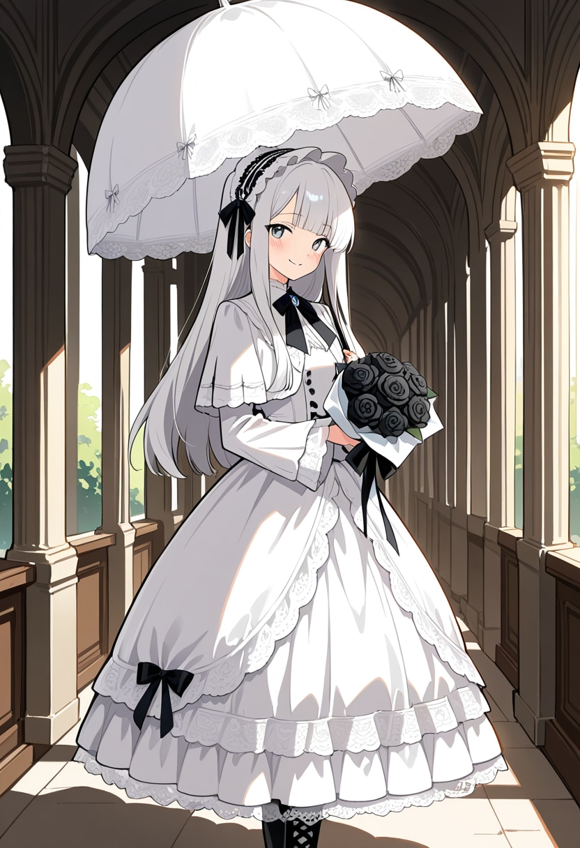 黒い薔薇を抱いて | の人気AIイラスト・グラビア