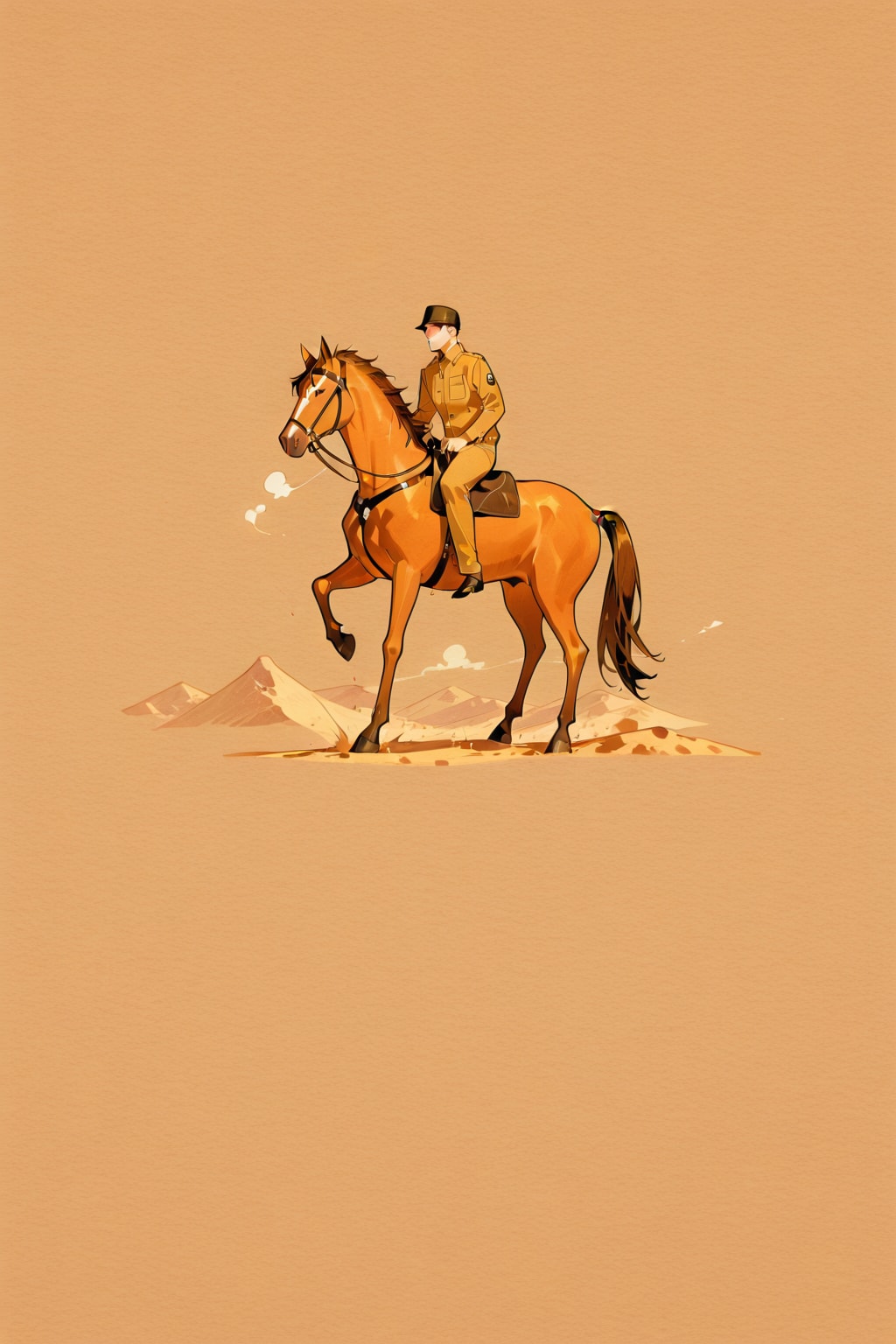 砂漠のカウボーイ