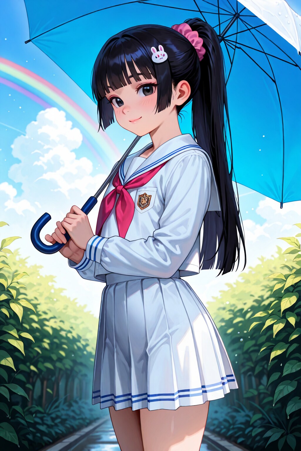 雨、上がったね！