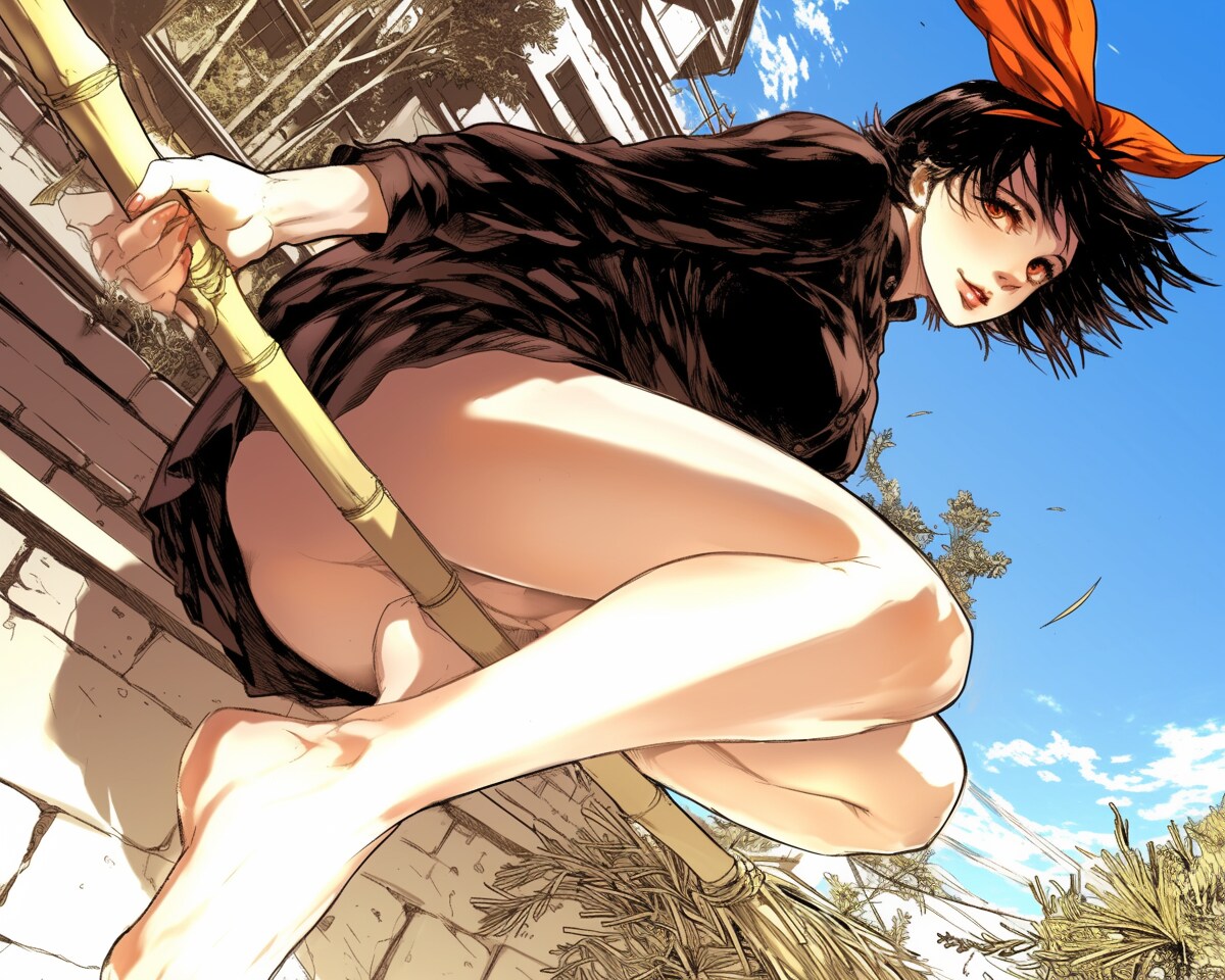 ノーパン魔女