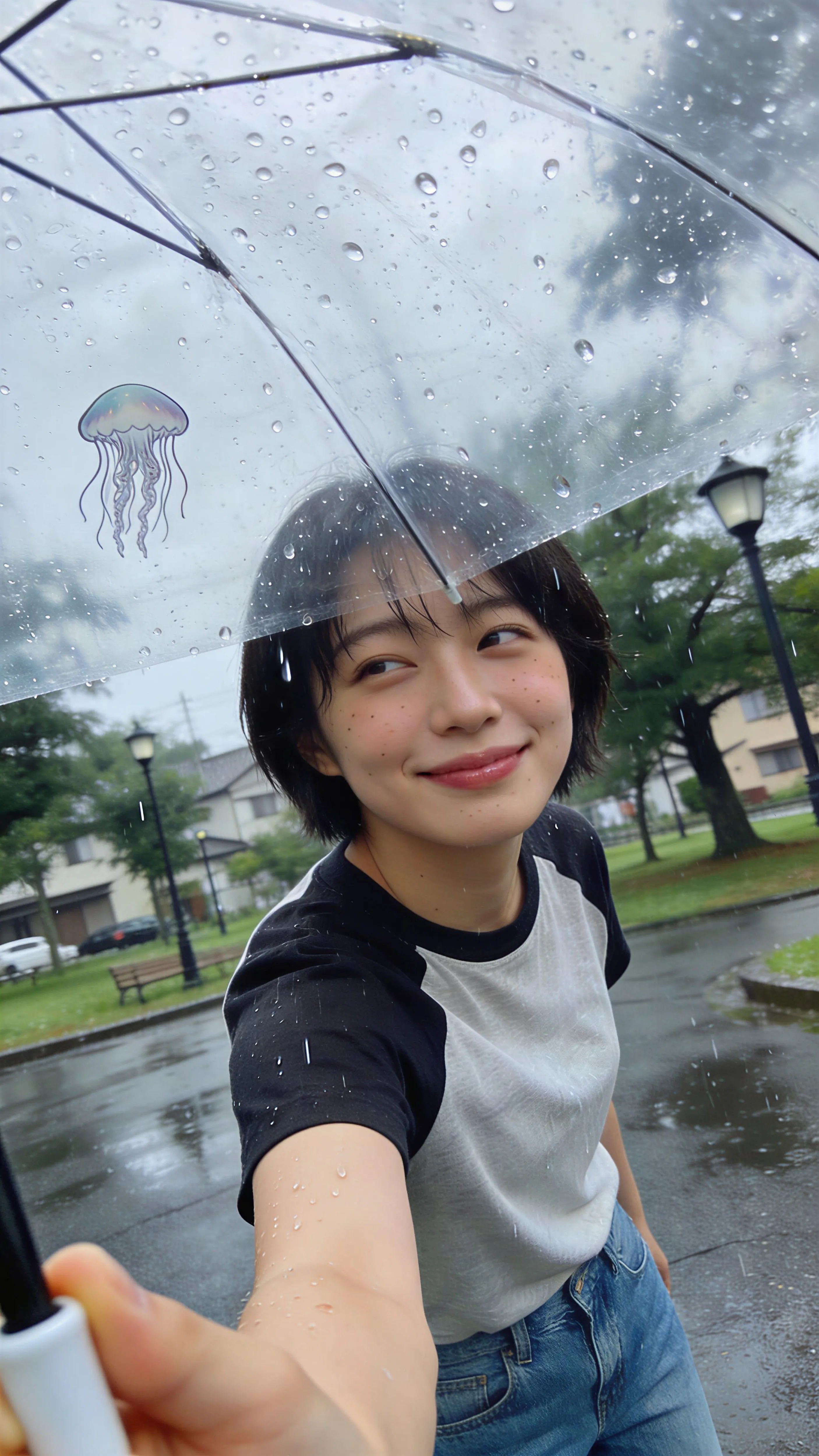 A Jellyfish Above the Rain | の人気AIイラスト・グラビア