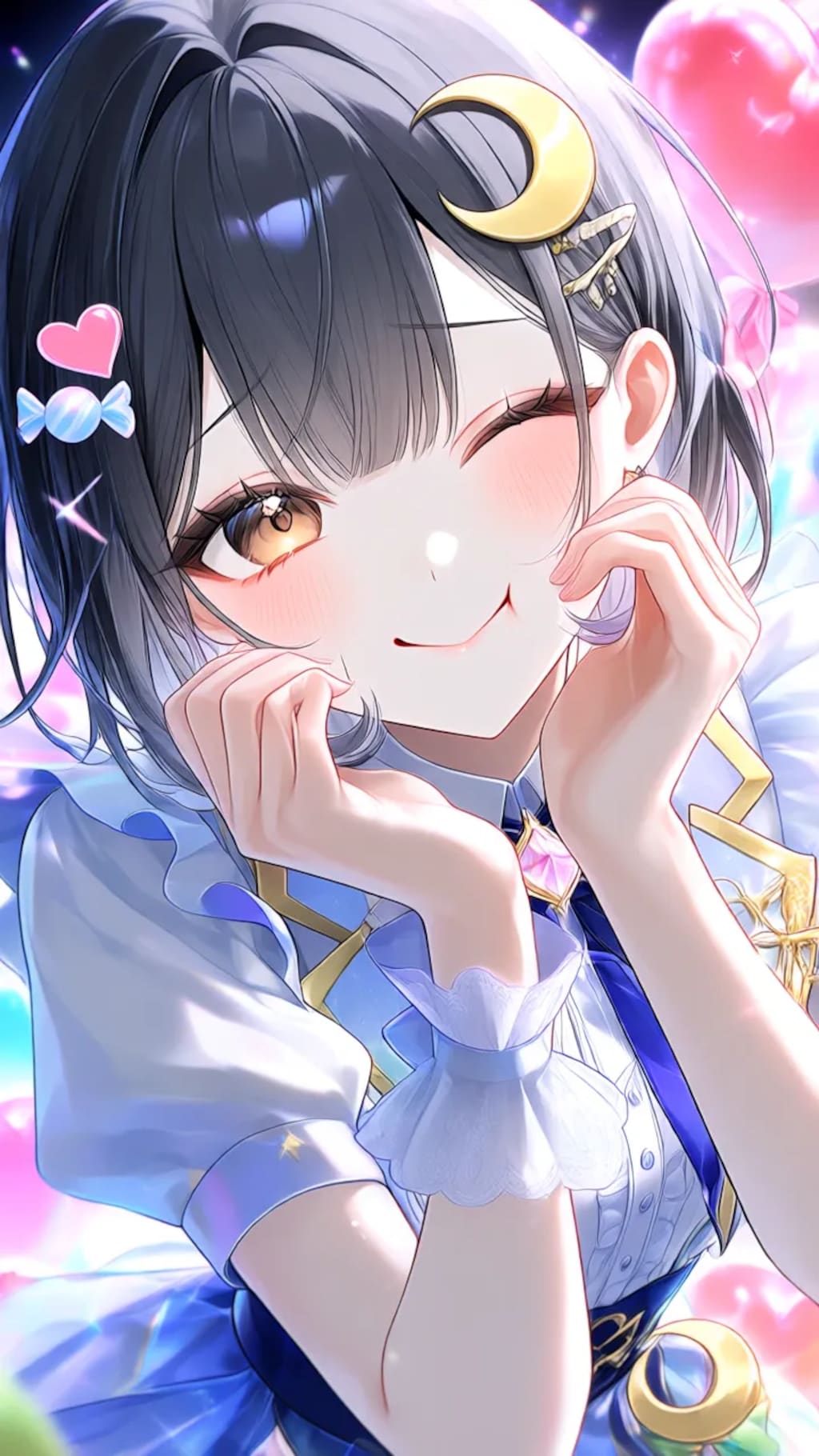 アイドル『月見夜しずく』