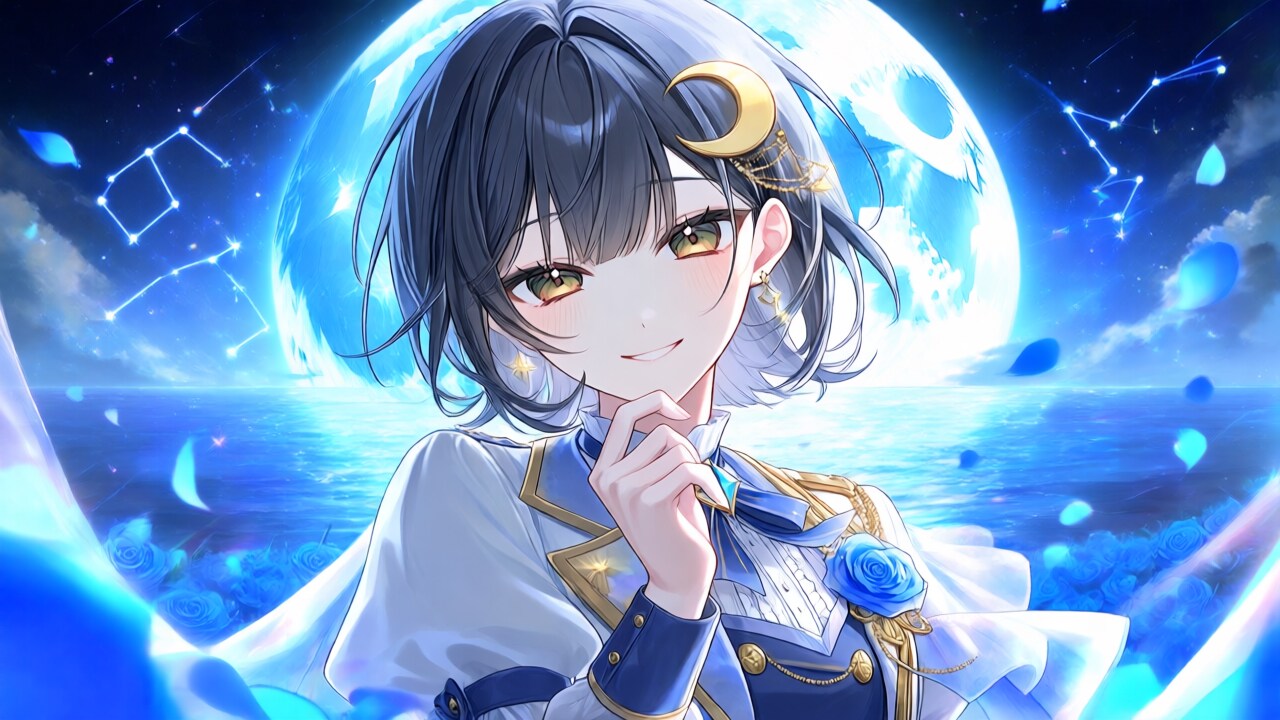 アイドル『月見夜しずく』