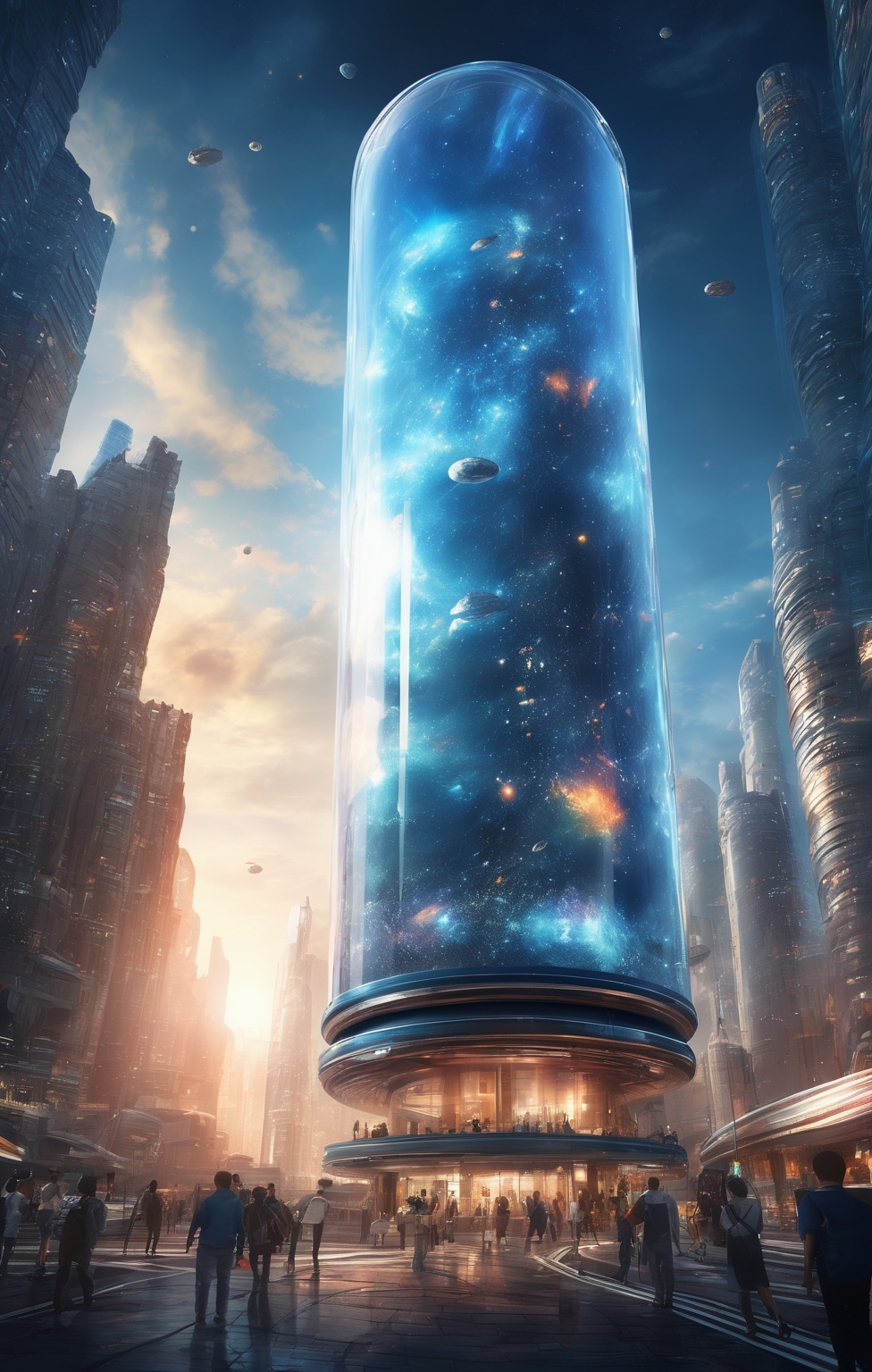 未来の宇宙博物館 | の人気AIイラスト・グラビア