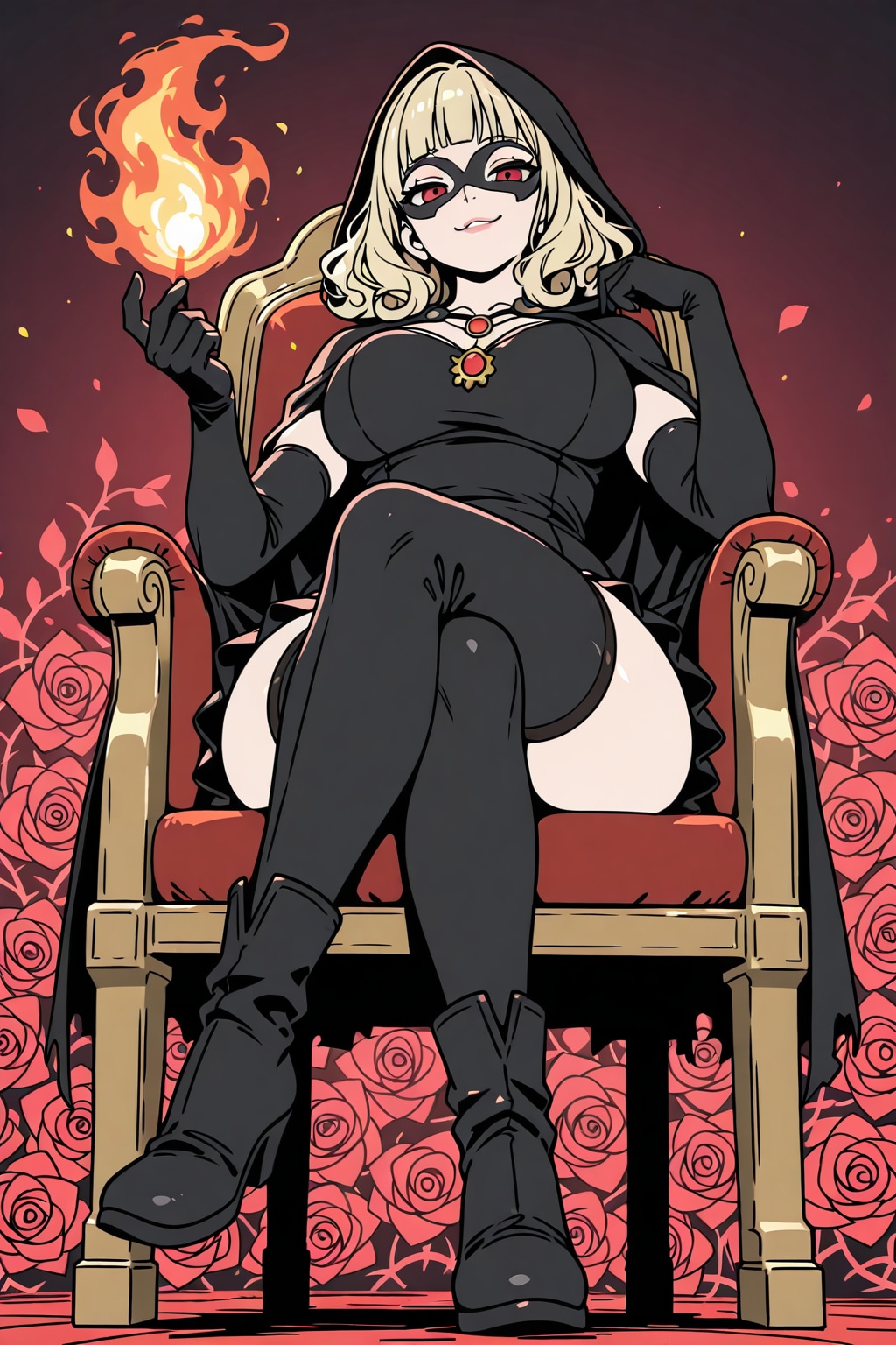 炎の魔女 | の人気AIイラスト・グラビア