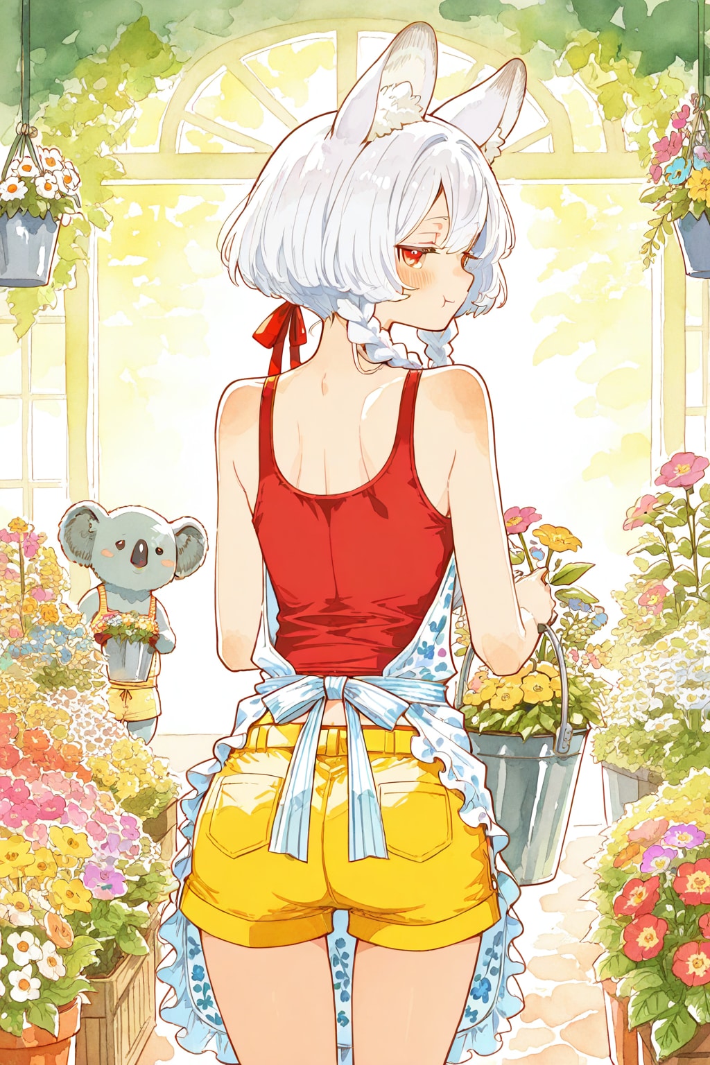白髪ちゃんのお花屋さん