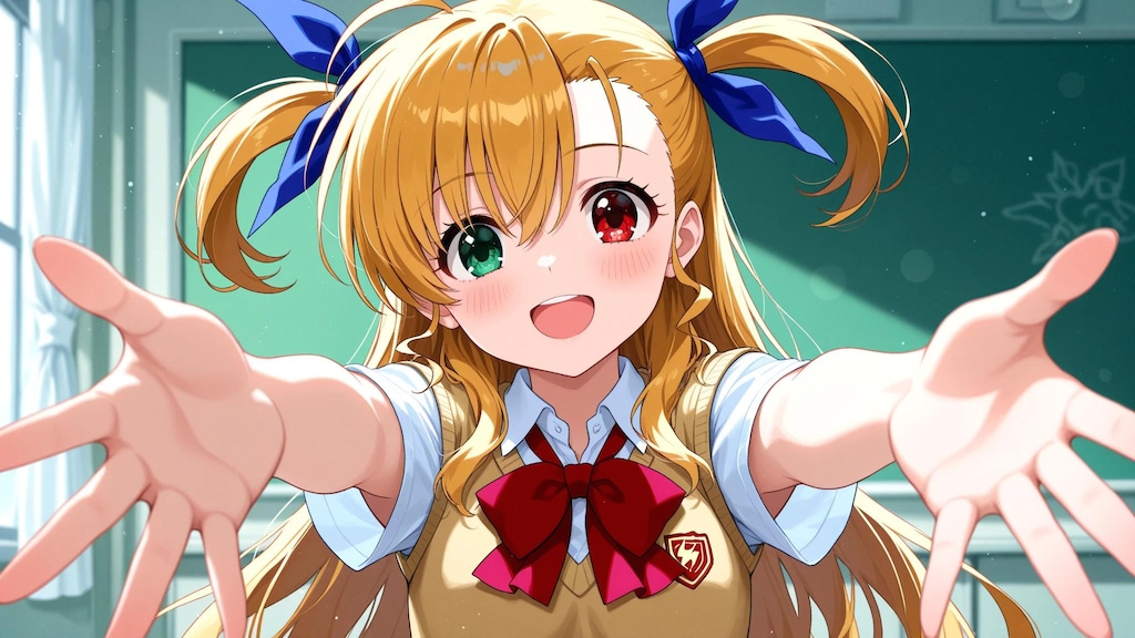 ヴィヴィオ➡　どーん‼