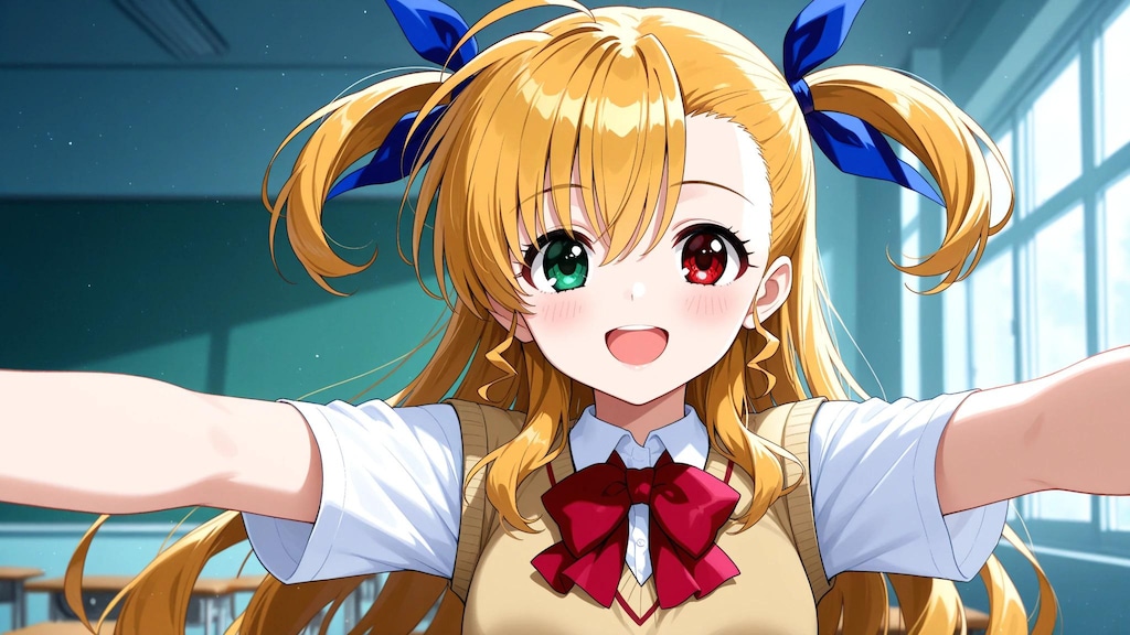 ヴィヴィオ➡　どーん‼