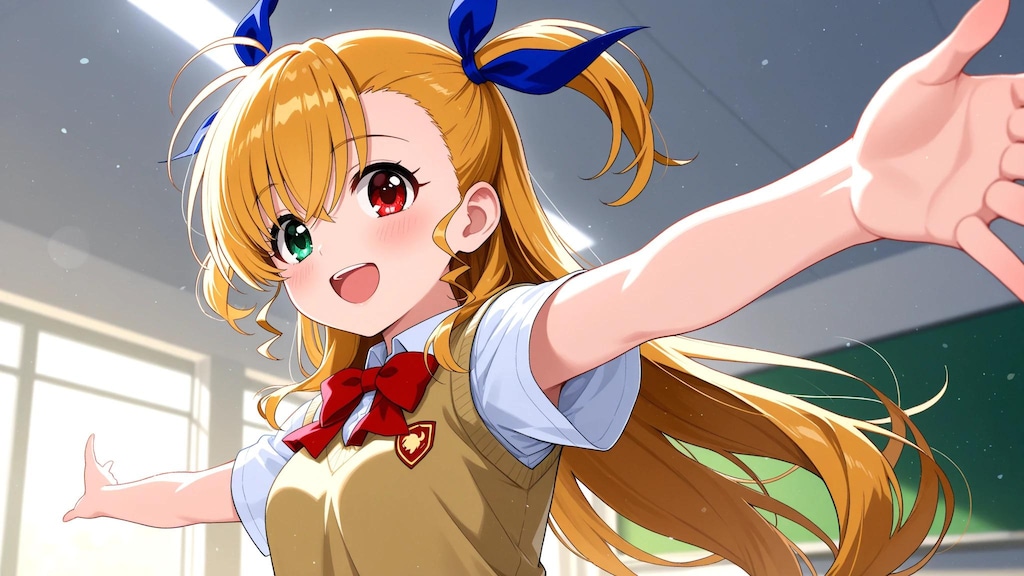 ヴィヴィオ➡　どーん‼