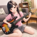 ベースを弾く子 2枚目