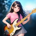 ベースを弾く子 3枚目