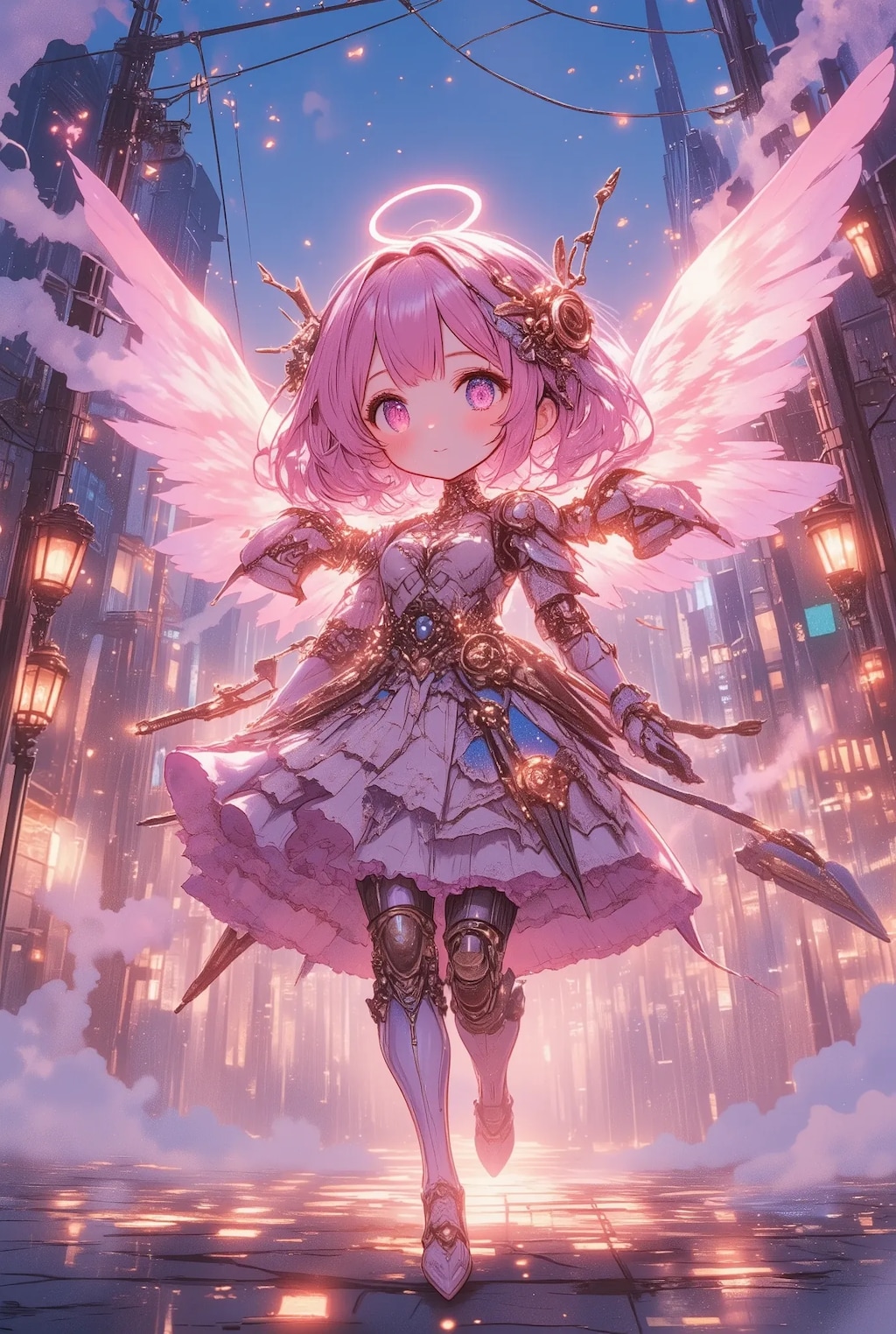ピンクな機械天使ちゃん