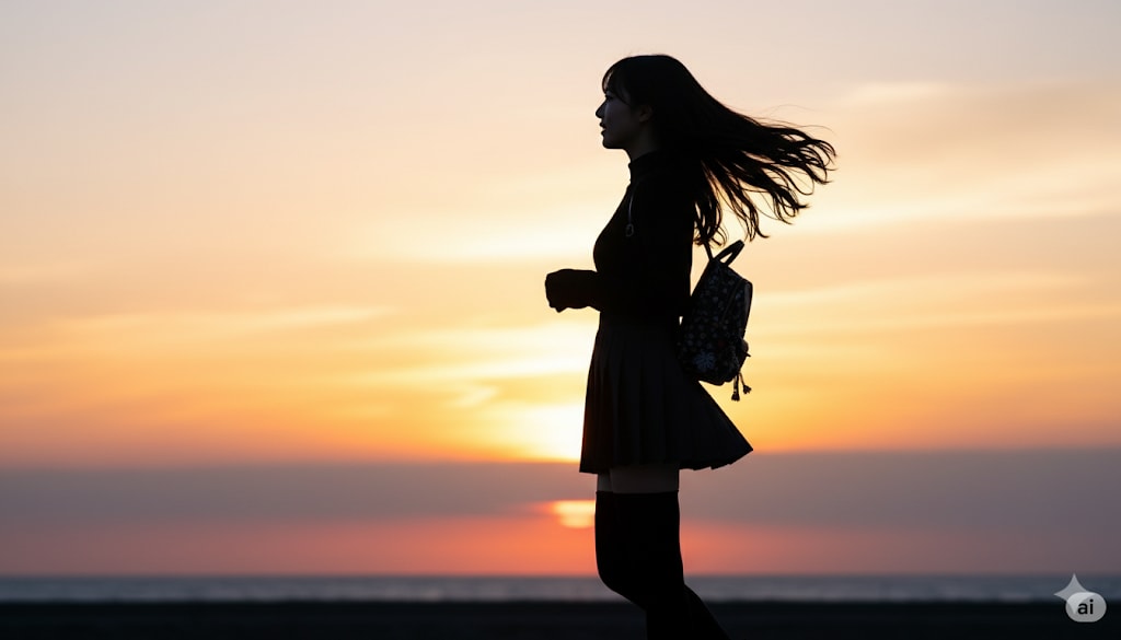 夕日 | の人気AIイラスト・グラビア