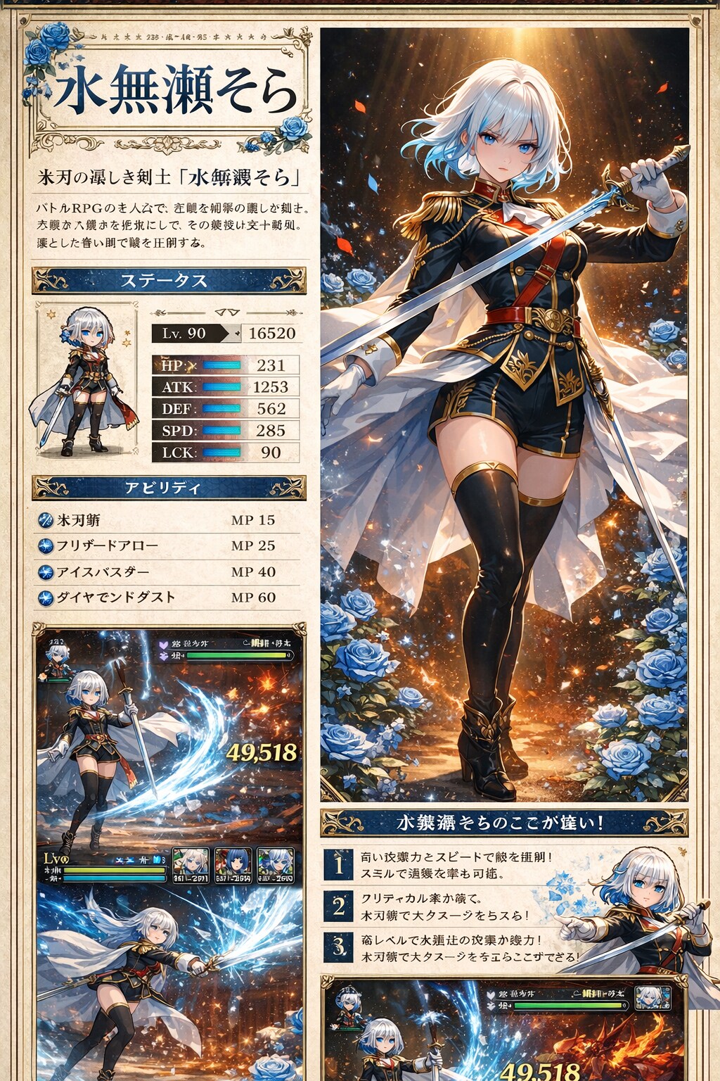 ゲーム攻略本　水無瀬そら！