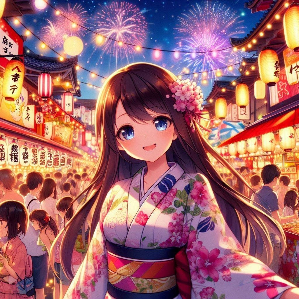 夏祭り(DALL-E)(3)