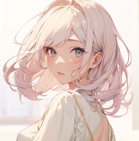 振り向く