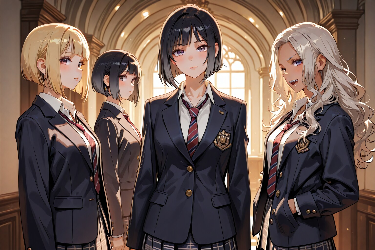 ショートボブいろいろ？