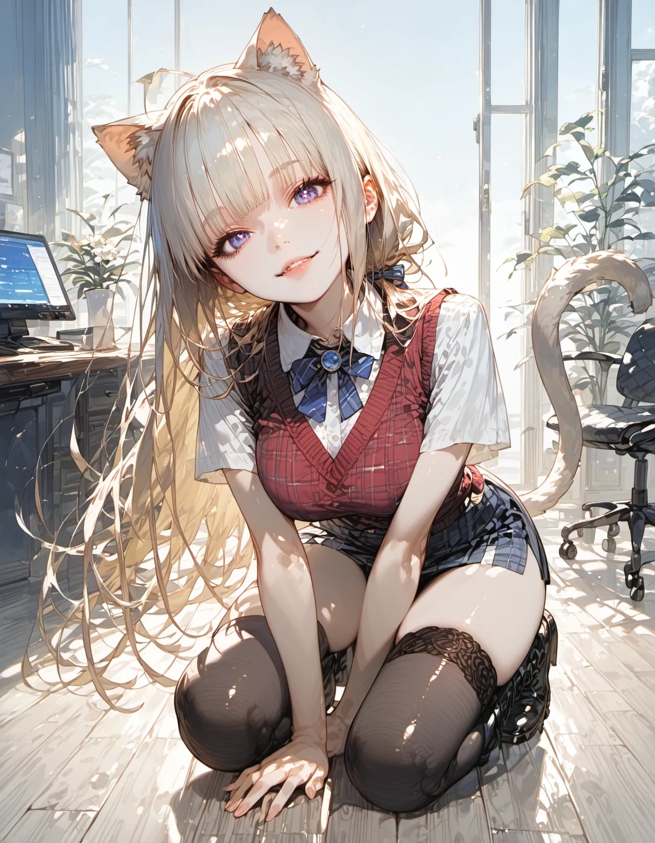 A Quiet Afternoon That Leans Toward You | の人気AIイラスト・グラビア