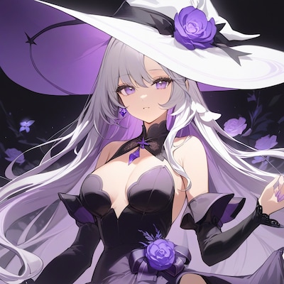 白紫の魔女