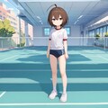 ブルマ　短髪少女 4枚目