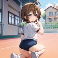 ブルマ　短髪少女 2枚目
