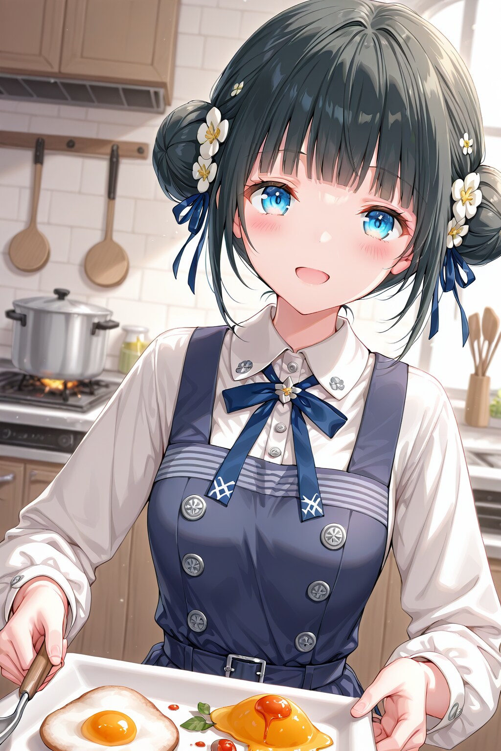 おだんごちゃん🍡✨と朝ごはん🍚✨