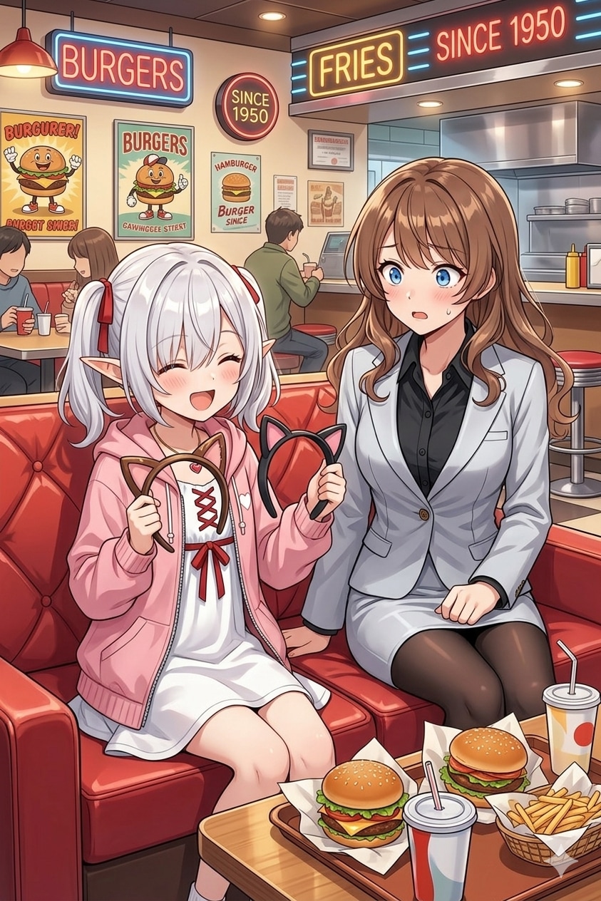 Stunted Blueさんの最上静羅さんと蘆名悠希さんとシロネさん | の人気AIイラスト・グラビア