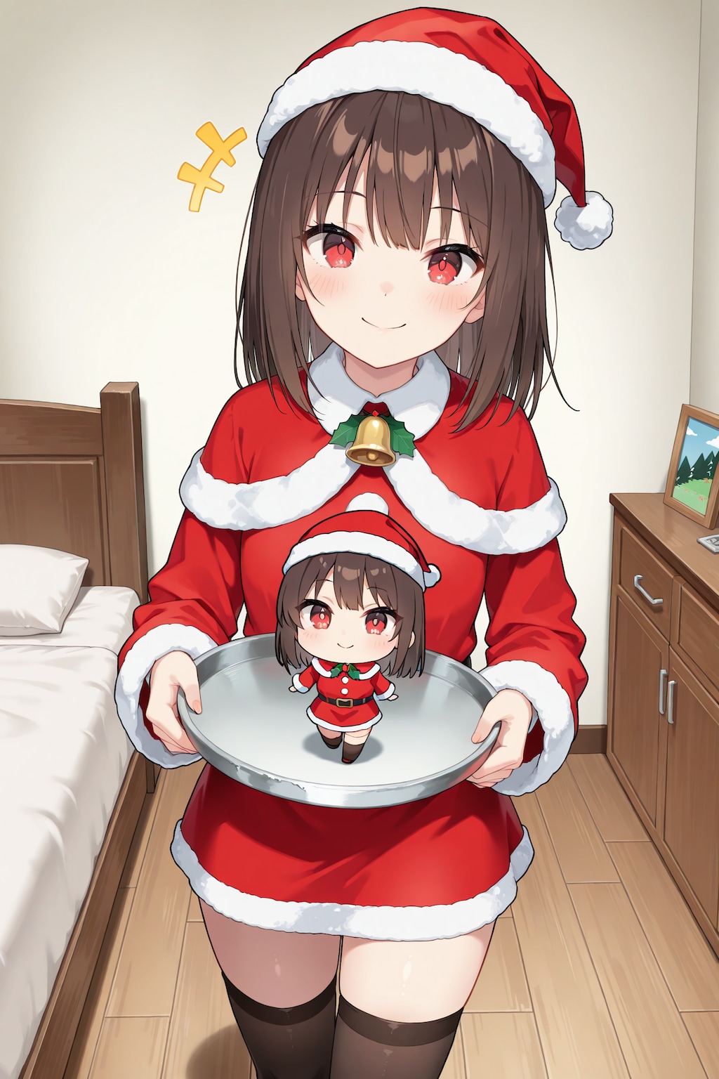 ご注文のちびサンタです。