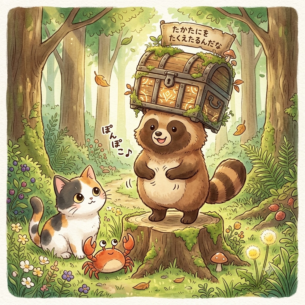 たぬきさんのメッセージ