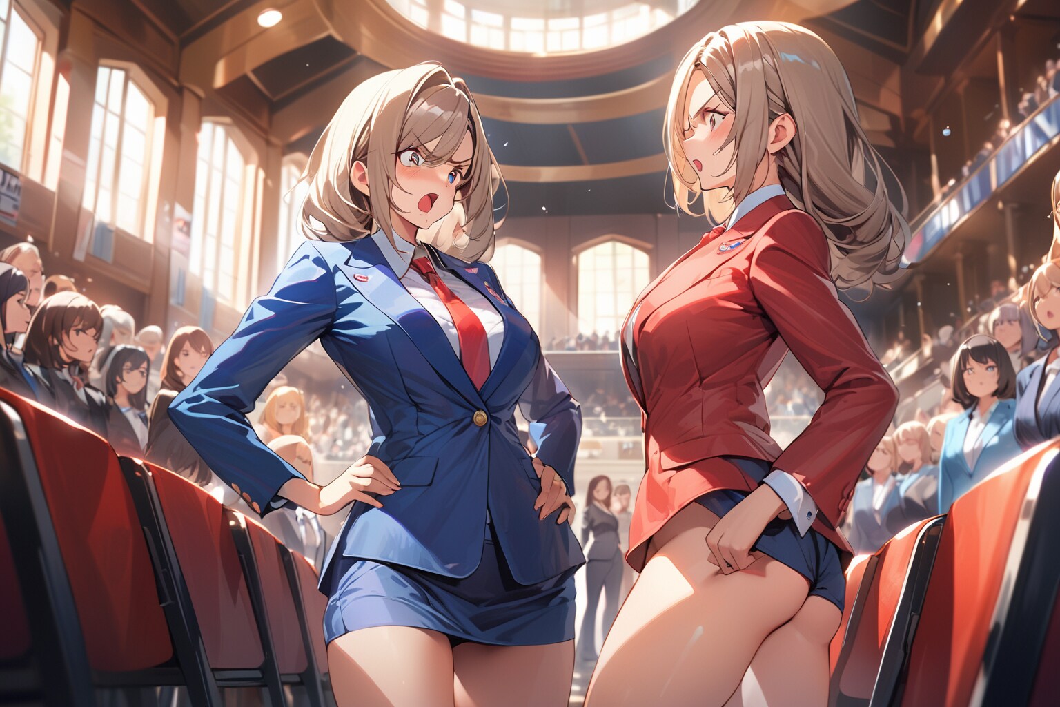 党首討論 | の人気AIイラスト・グラビア